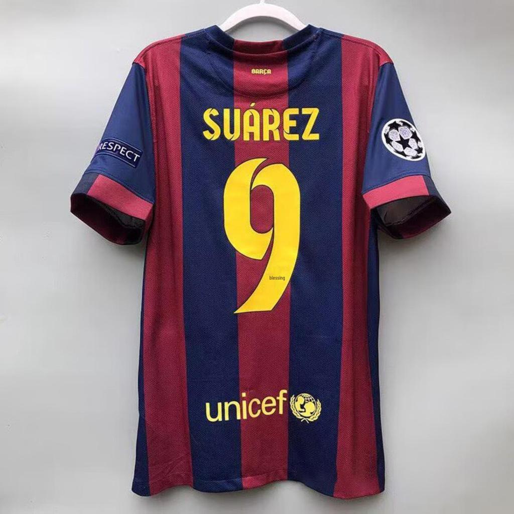 Retro Barcelona Heimtrikot - Neymar Kurzarm Fußballtrikot (Staffeln 13-15)