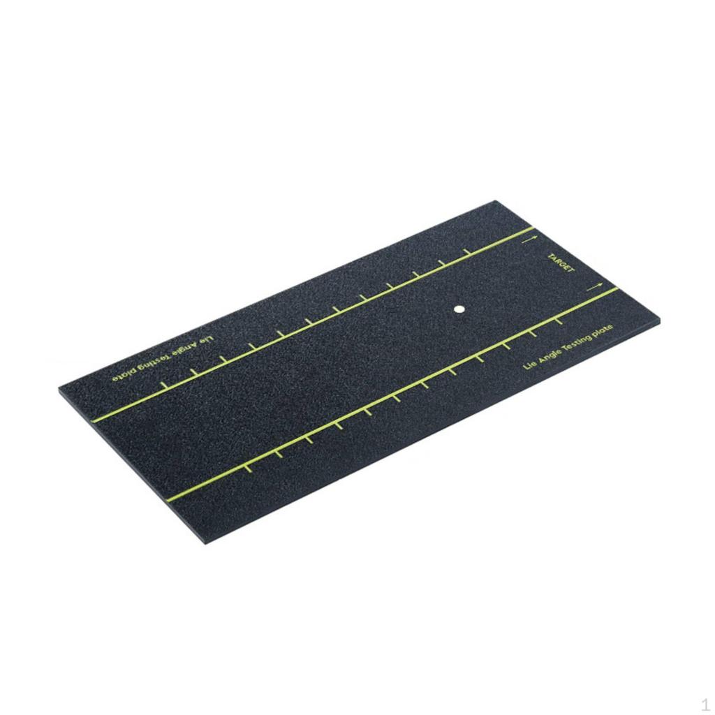 Golf Swing Angle Training Board | builtin Target Hole, Textured NonSlip Surface, Practice