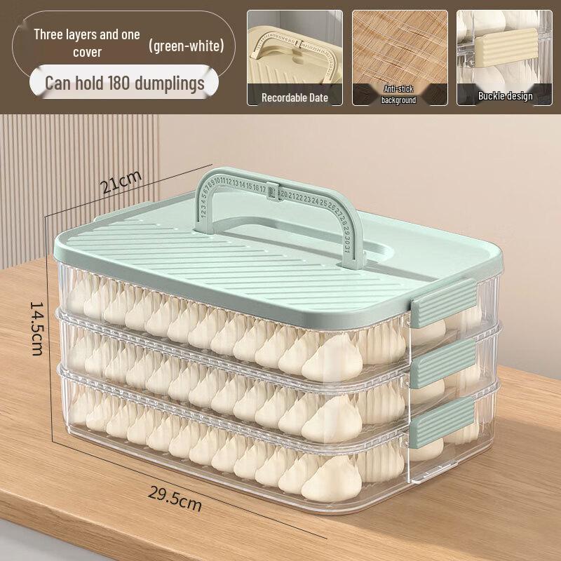 Multi-layer Dumpling Freezer Storage Box