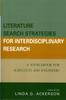 The Literature Search Strategies for Interdisciplinary Research : A Sourcebook For Scientists and Engineers Book
