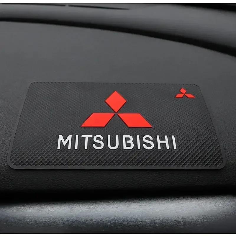 Wzvc4 PVC Anti-Rutsch Auto Armaturenbrett Matte Innenraum Matte für Mitsubishi Lancer ASX L200 Colt Pajero Outlander Eclipse Mirage Radkappe