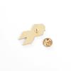 Unique Denim Wheat Ear Alloy Brooch - Painted Badge Collar Accessory