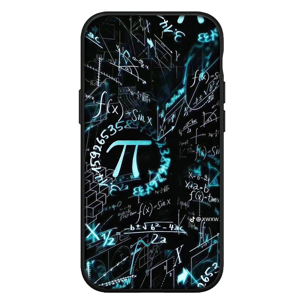 Cover for iPhone 17 16 15 Xiaomi Poco Redmi Note 14 13 12 11 Pro Max Samsung Galaxy S25 S24 9 OPPO Huawei Chemistry Maths Equation Formula Phone Case