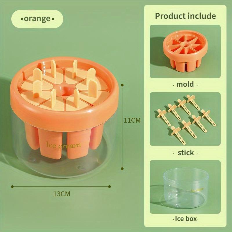 1 Pcs Ice Cream Popsicle Mold DIY Ice Cream Machine Homemade Frozen Ice Cream Popsicle Box