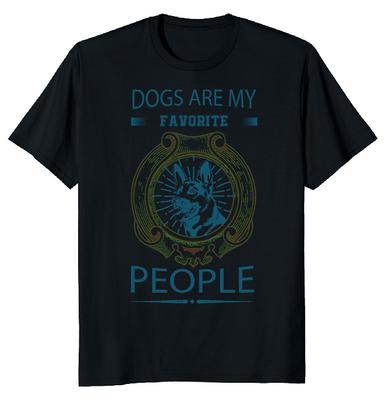 Dogs Are My Favorite People Unisex T-shirt