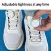 New Automatic Shoelaces Without ties Swivel Buckle Elastic Laces Sneakers Adult Kids unisex 4mm Round Shoelace Shoe Accessories