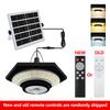 Solar Shed Light Indoor Outdoor 228 LED Pendant Light Motion Sensor with Remote Waterproof 5 Lighting Modes for Barn Gazebo Yard