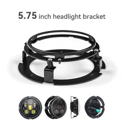 5.75 Inch Round Headlight Housing Bracket Kit Motorcycle Auto Parts For 5.75" Led Headlight Headlamp Trim Ring Mount Bracket