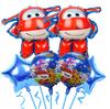 Fly Wings Foil Balloons Air Globlos Happy birthday Party Decoration Party Supplies Kids Favor Cartoon Movie Character Number Kit