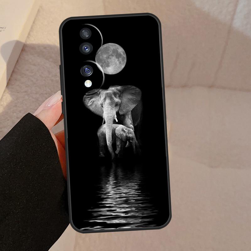 Elephant Baby Nature For Honor Magic 7 6 5 Lite V5 Case For Honor 400 Pro 200 50 70 90 X8a X8b X9a X9b X9c Cover