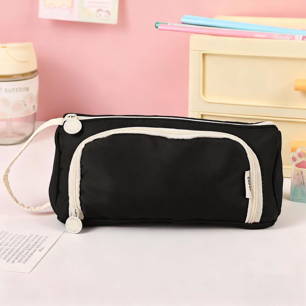 Large‑Capacity Multifunctional Pencil Case, Portable Stationery Storage Pouch for School & Office Supplies