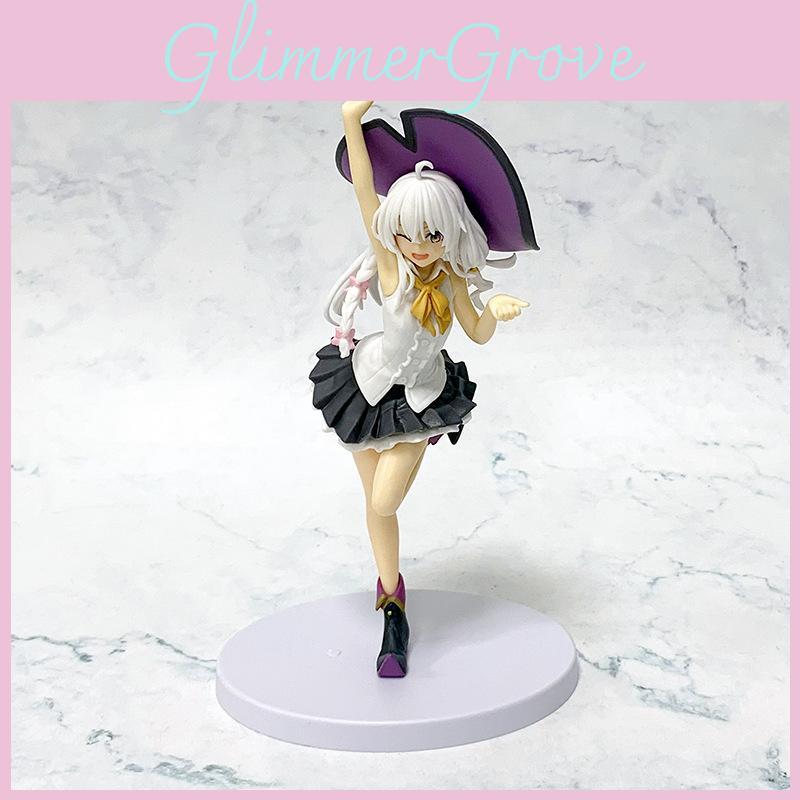 Pvc Anime Model With Hat And Decorative Stand For Collectors