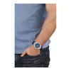 Salvatore Ferragamo Ferragamo Tonneu Chrono Silicone Watch Blue Stainless Steel Blue