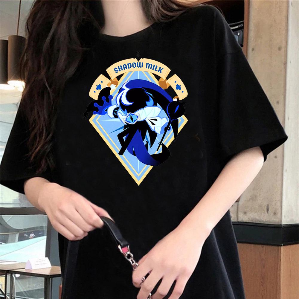 

Shadow Milk Cookie t shirt teen korean clothes graphic Classic harajuku aesthetic t shirt 2000s Retro 2000s kawaii anime Trendy S