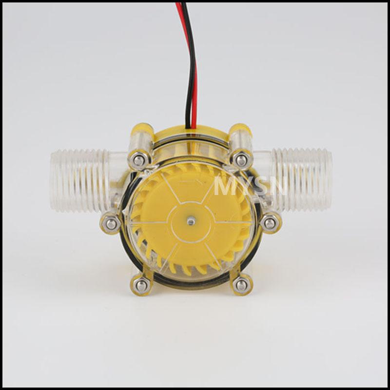 MYSN Hot 1PC 80v/12v /5V 10W DC Micro Hydro Generator Tap Water Flow Hydraulic DIY 1/2 Inch Alternative Energy Generators