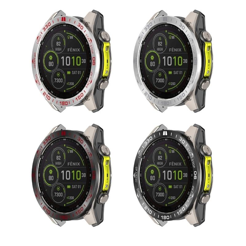 Steel Bezel Rings Scratch & Collision Resistant Watch Rings Bezel Styling Watch Bezel Protections Suitable for Watch
