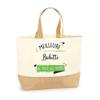 Tote Bag - PLANETEE - Best Kid Ever - Jute - Printed In France - Sturdy Handles