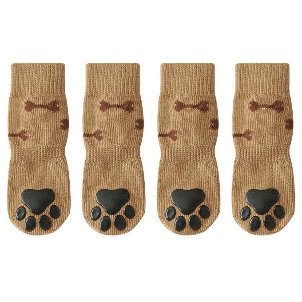 Anti-scratch Anti-slip Dog Socks Dirt-proof Foot Protector Puppy Foot Cover Wooden Floors