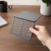 American Mahjong Card Rack Holder for Table 3D Printed Angled Viewing Display Table Accessory Rack Under-Mat Slide-in Stand Foldable