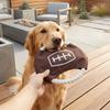 Resistant Chew Flying Saucer Dog Toy Bite-Resistant Safe Soft Puppy Chew Toy Rugby Football Basketball Teeth Grinding