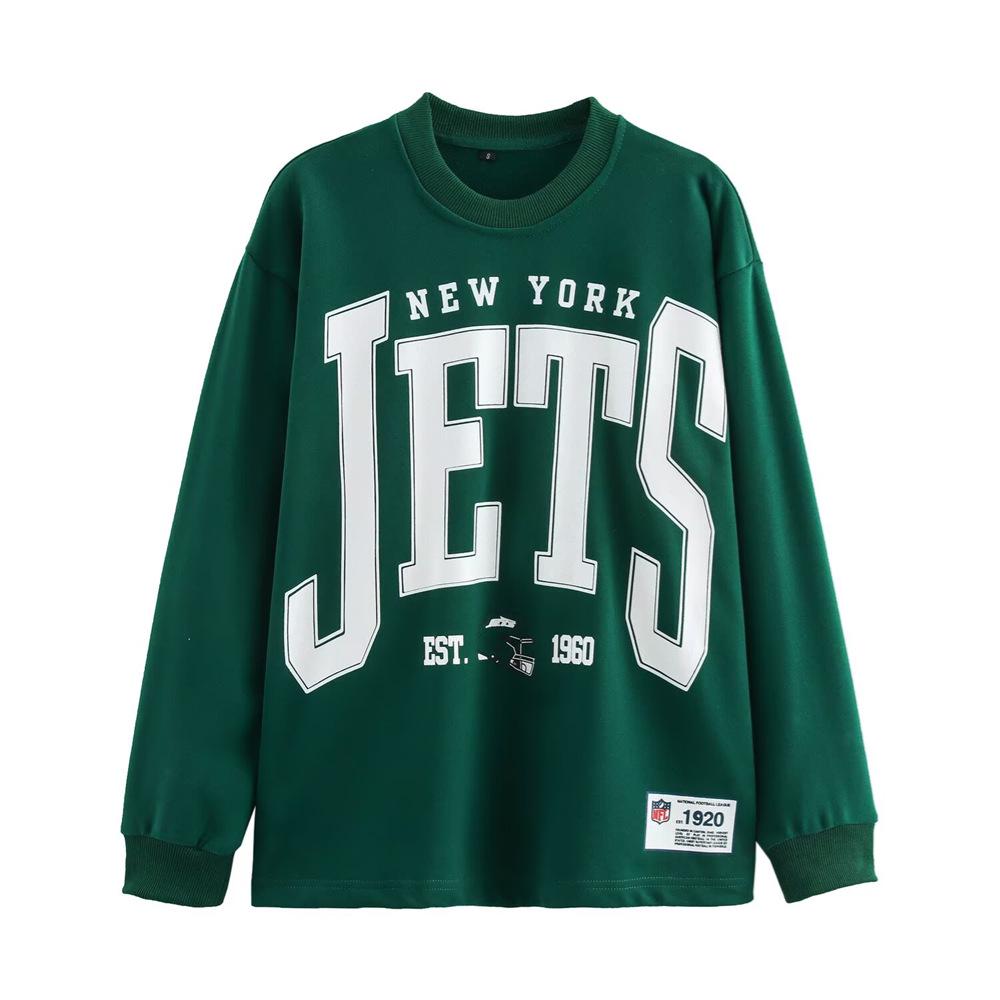 2025 Spring Women's Casual Loose Velvet Long-Sleeve T-Shirt