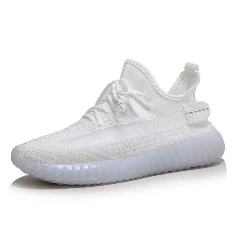 Chaussures Décontractées de Sport Crème Glacée Blanc Pur Style Homme Femme Kaki Drill Pour Chaussures Galaxy Ama Sesame Star Respirantes Été