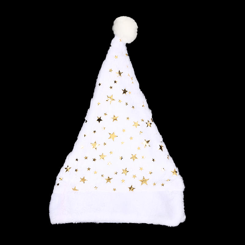 Vánoční Dekorační Produkty Čepice Santa Clause Vánoční Dlouhá Plyšová Zesílená Červená Dárková Čepice Dospělí Děti Plyšová Vánoční Čepice