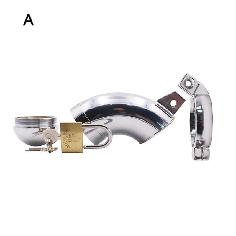 CB Male Chastity Cage Binding Tool Cock Cage Sex Toys for Men Rise of Loyalty Penis Ring Lock Metal Wearable Device for Outdoor