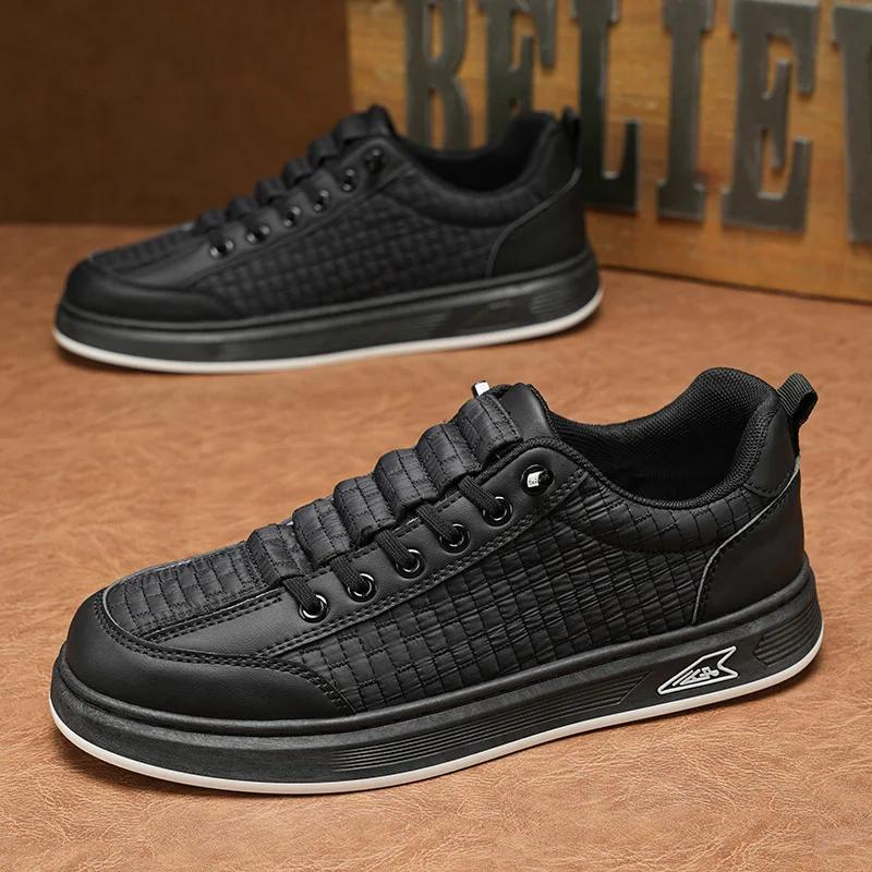 2025 Spring Men's Sneakers Breathable Men Casual Shoes Slip-on Mens Board Shoes Comfortable Soft Mens Sports Shoes Tenis Hombres