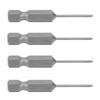 10pcs 1.6mm Size Magnetic Screwdriver Bits 50mm Length Cross Screwdriver Bits Construction Projects