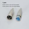 Microphone 3 Pin XLR Male Female Plug to 1/4 Inch 6.35mm 6.5mm Mono Female Jack Connector Audio Cable Mic Adapter AGood product