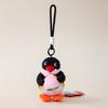 Genuine Pingu Penguin Plush Toy Pendant Adorably Penguin Doll Couple Keychain Car Key Holder Kawaii Home Decor Toys Xmas Gift