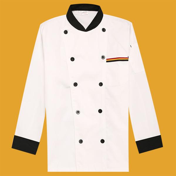 Chef Works Płaszcz Krótki Długi Rękaw Koszula Restauracyjna Męska Damska Kurtka Użytkowa Szefa Kuchni