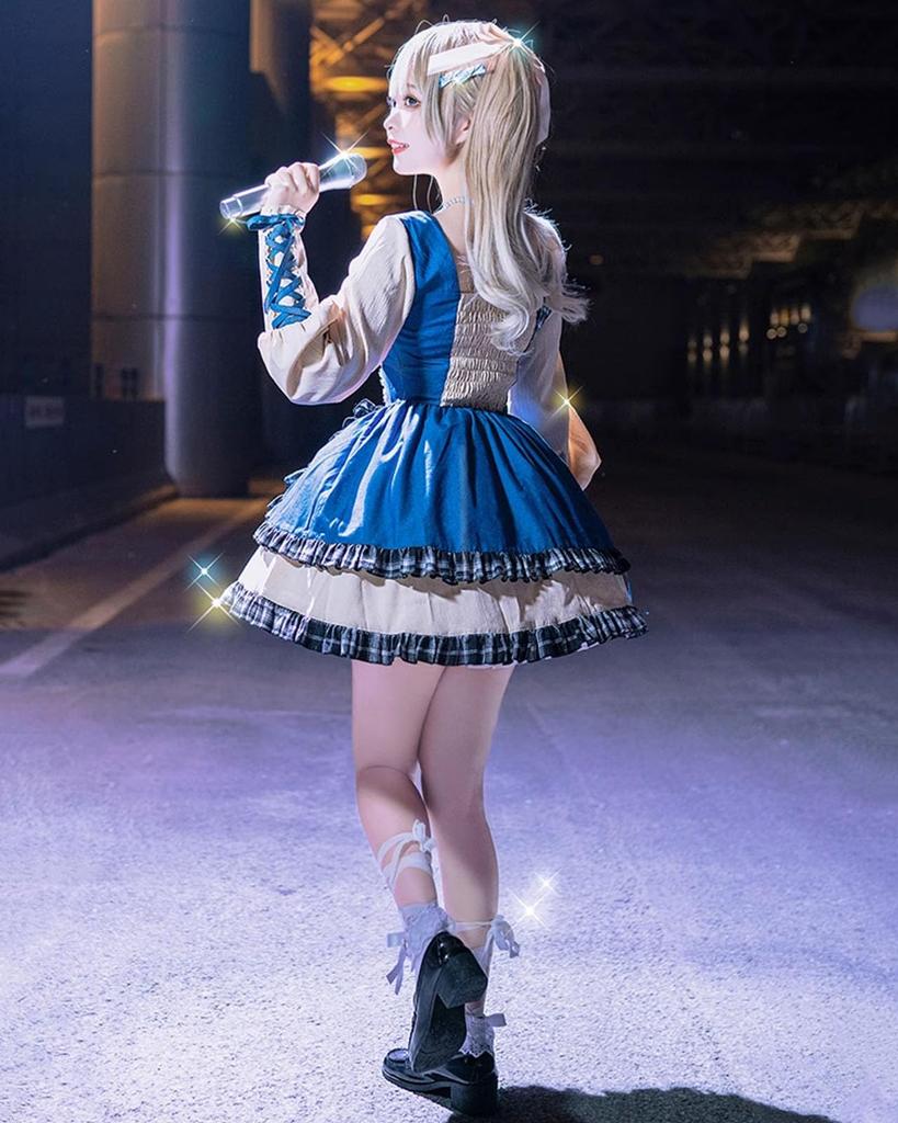 Milky Time Women's Lolita Gothic Lolita Dress, Long Sleeve, Halloween Check Pattern