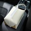 Car Hanging Tissue Box Leather Paper Towel Storage Truck Bag Family Trip Organizer Vehicle Decoration Headrest Tissue Holder