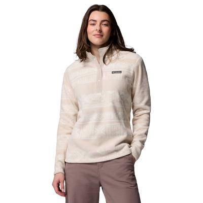 Benton Springs Full Zip Fleece, Womens Beige Fleece
