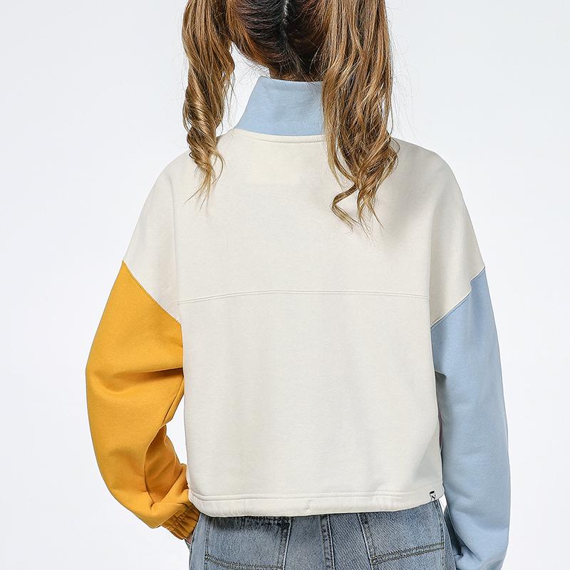 Puma Half-Zip Colorblock Sweatshirt Women Tops Multicolor 533051-73