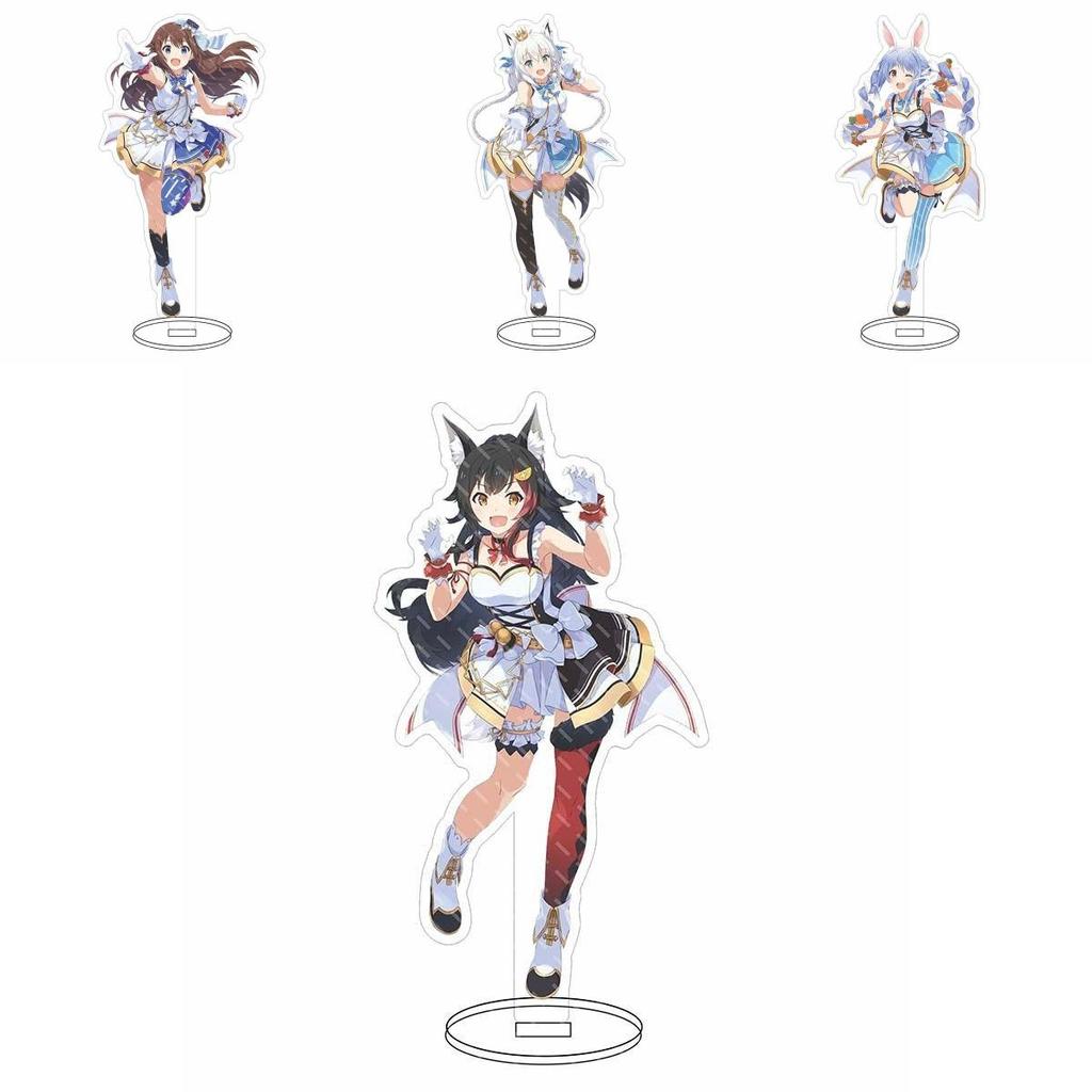 Hololive Vtuber Acrylic Stand Stylish Desktop Decor Highlighting Fubuki Okayu Ayame Subaru Matsuri