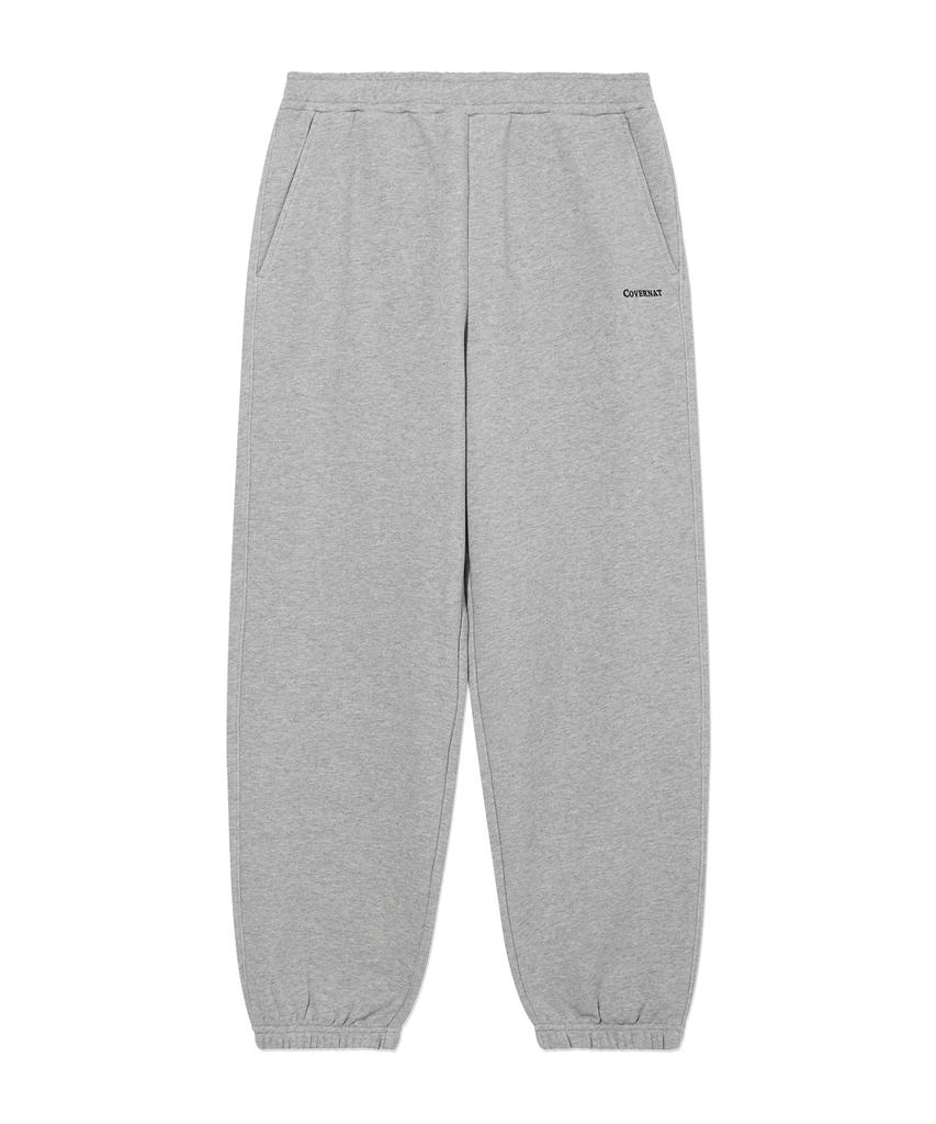 COVERNAT Regular Authentic Sweat Jogger Pants Melange Gray