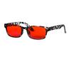 Shinu Red Orange Lens Blue Light Glasses Night Vision Driving Glasses Anti-Eye Fatigue Ideal For Screen Use Computer Reading