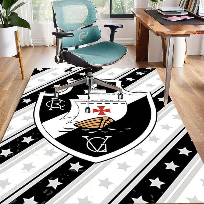 1pc Football Team Design Area Rug - Non-Slip, Soft & Cozy Floor Mat for Living Room, Bedroom, Office - Indoor/Outdoor Decorative Carpet
