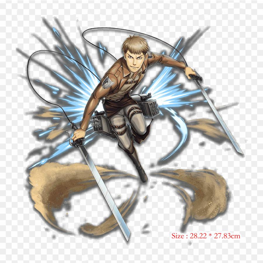 Modern Eren Eren Yeager Ackerman Clipart Patches For Clothes Large Anime Patches Heat Transfer Vinyl Sticker Iron On Transfers For Clothes