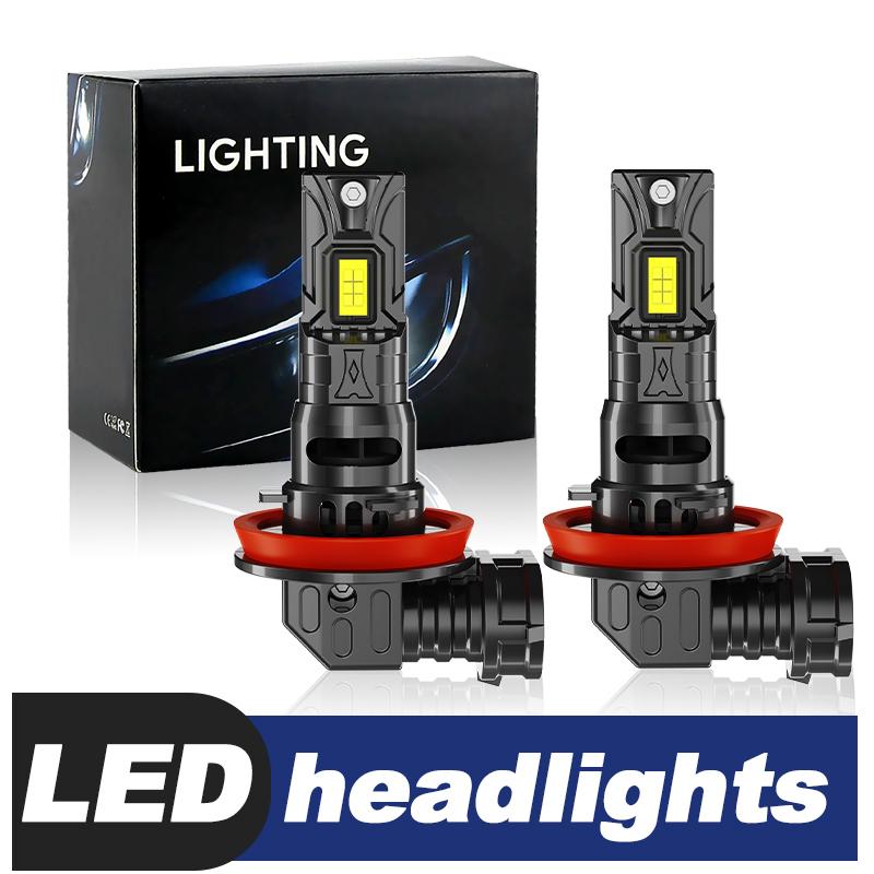 2pcs for Chevrolet Suburban Tahoe 2007-2014 2008 2009 2010 Low Beam LED Headlight H11 Bulb 6500K Error-Free Headlamp 20000LM
