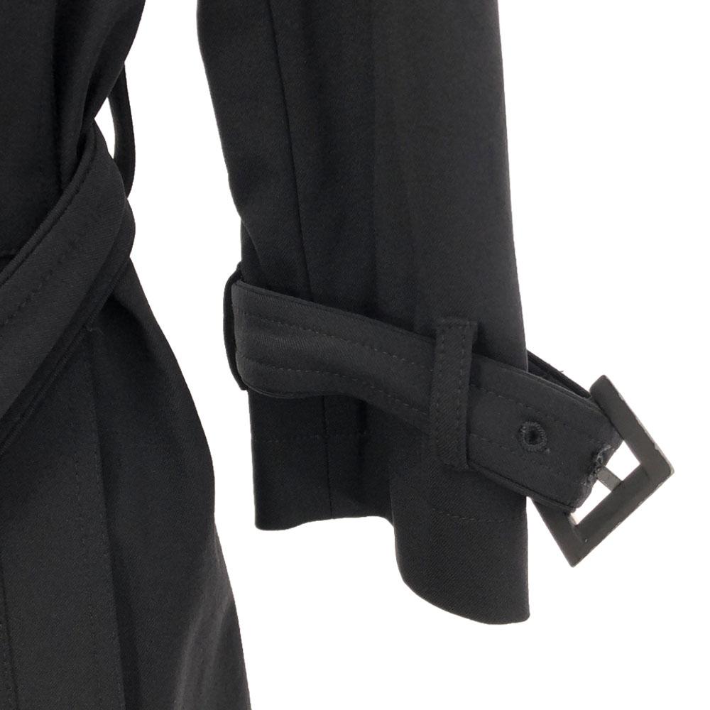 Fendi Trench Coat 38 Black Women Used