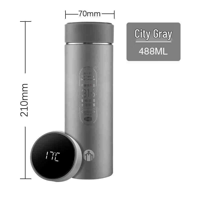 FUGUANG Chamaishi Digital Display 316 Stainless Steel Vacuum Flask