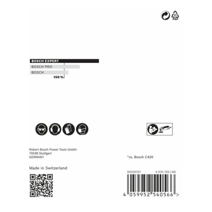 Abrasifs réticulés expert m480 g120 - bosch - 2608900718