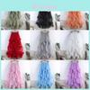 Princess Style Mesh Skirt With Ruffle Hem And High Waist For Summer Casual Wear