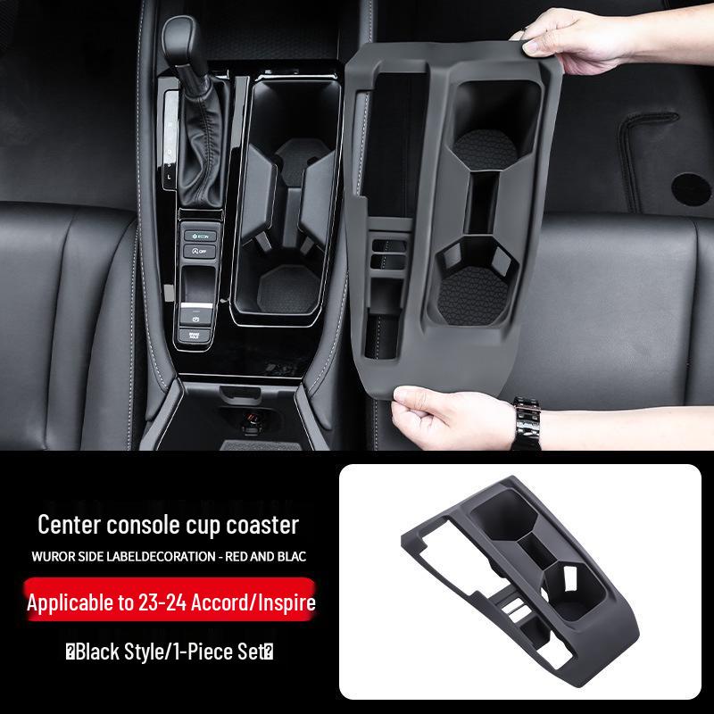 

Eleventh Gen Accord Inspire Silicone Gear Shift & Cup Holder Protector - Anti-Scratch, Anti-Slip, Waterproof Car Accessory