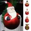 Round Santa Claus Snowman Xmas Tree Ornament Bauble Decorations Christmas Decor Hanging Ball