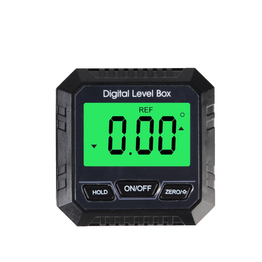 Digital Spirit level Horizon Vertical Measure Protractor Inclinometer Horizontal Scale Ruler 90degree Angle Finder Portable Bubble Electric Level